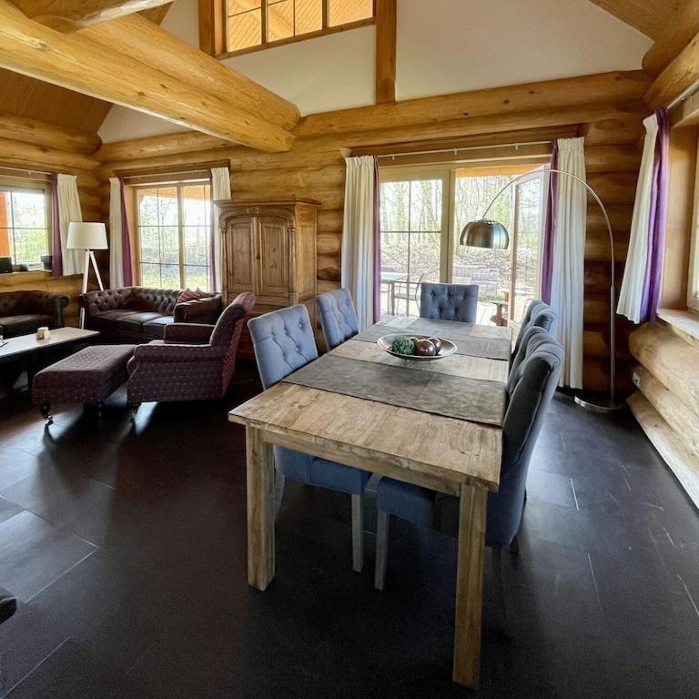 Unieke Houten Villa Met Sauna In Twente - 5P Den Ham Kültér fotó