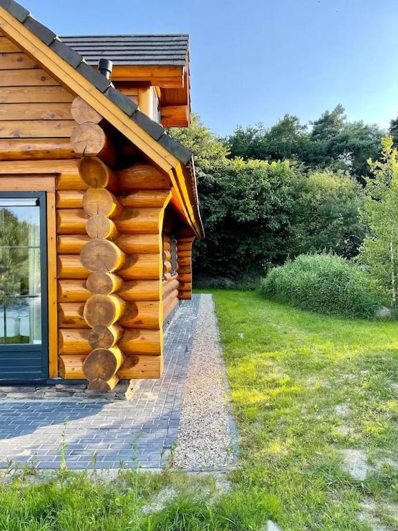 Unieke Houten Villa Met Sauna In Twente - 5P Den Ham Kültér fotó