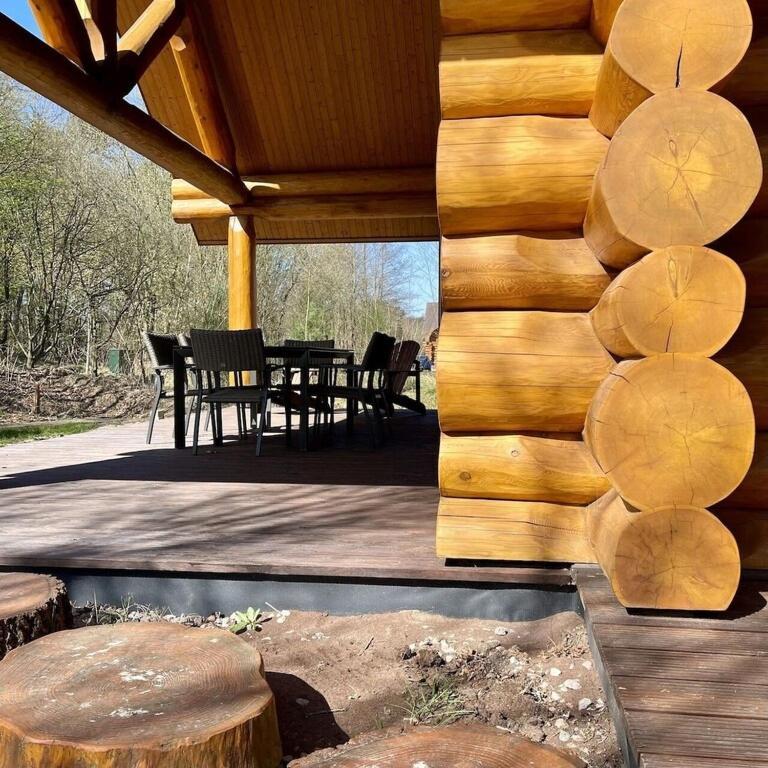 Unieke Houten Villa Met Sauna In Twente - 5P Den Ham Kültér fotó