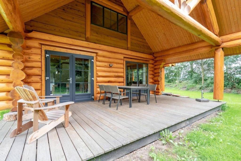 Unieke Houten Villa Met Sauna In Twente - 5P Den Ham Kültér fotó